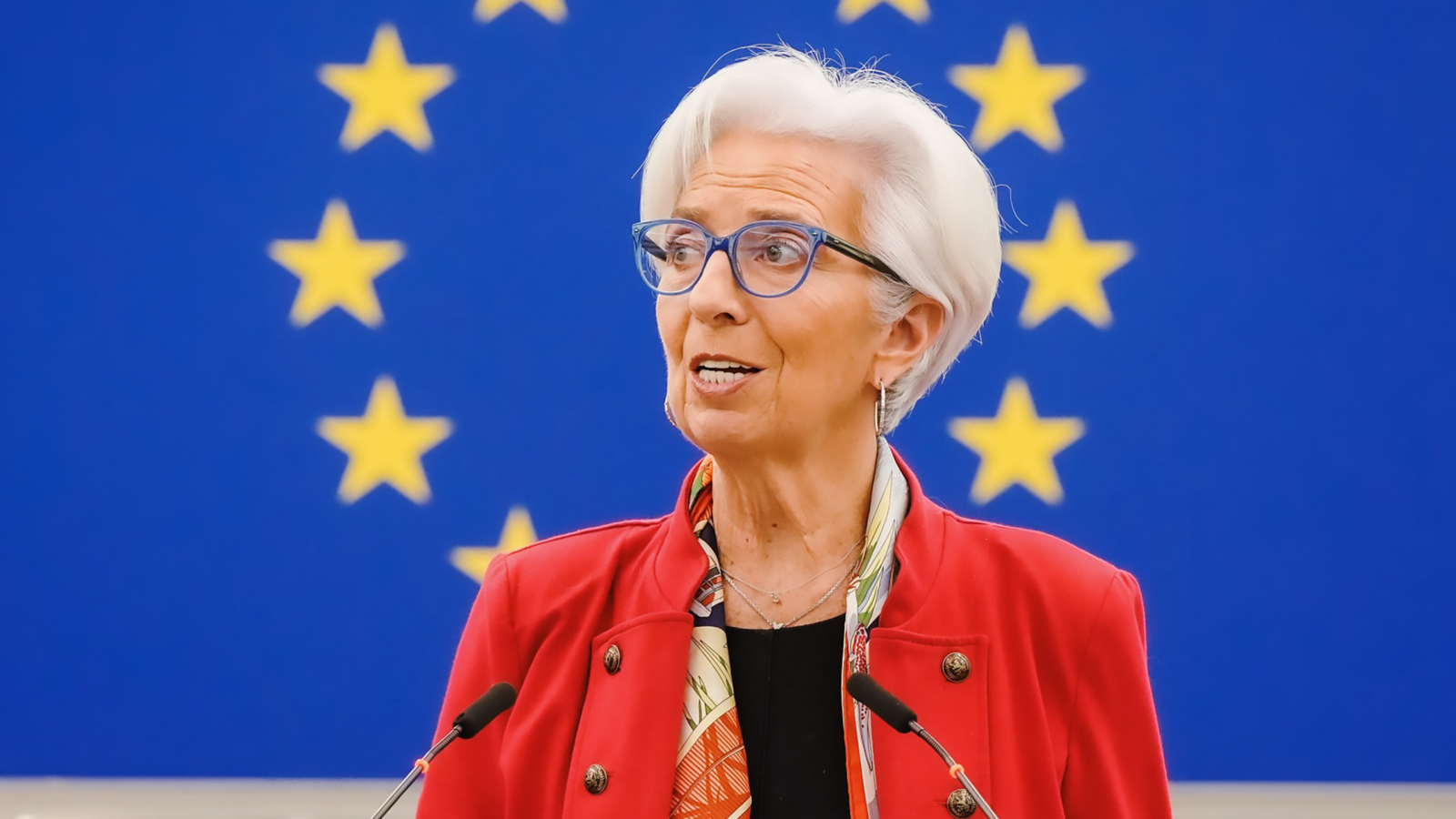 Photo of European Central Bank President Christine Lagarde