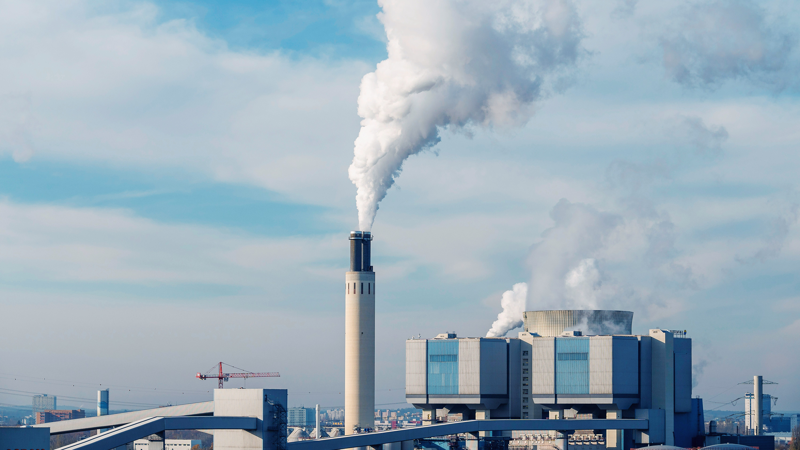 Photo of a coal power plant