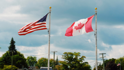 Rollercoaster Day in US-Canada Trade War Leaves Markets on the Doorstep of Correction