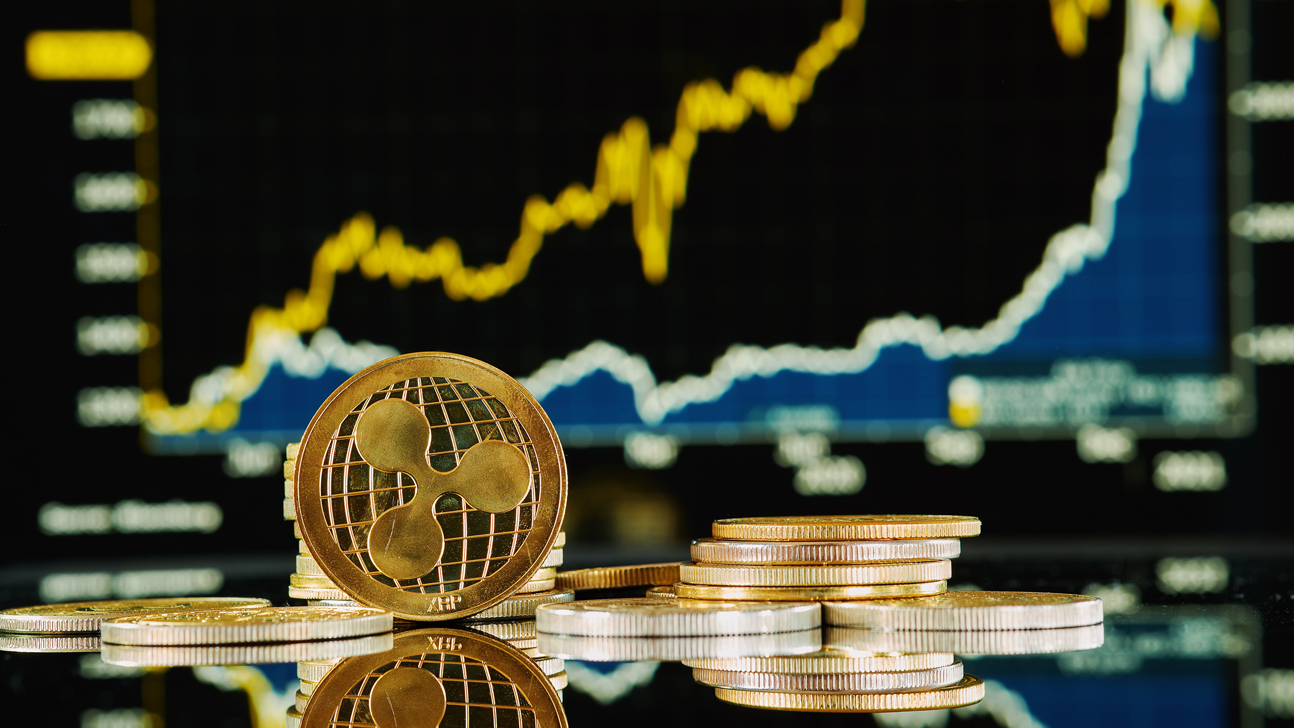 Photo of an XRP coin